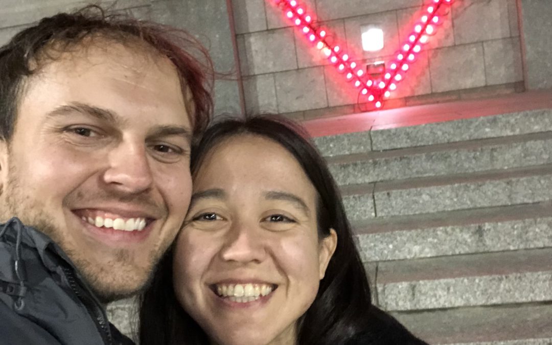 Couple that met on Veggly and is living together